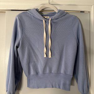 Madewell cropped puff sleeve hoodie